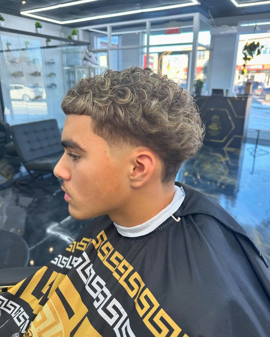 Profil texturé réalisé au salon La Frappe